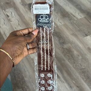 Paparazzi Chocolate Snap on Bracelet